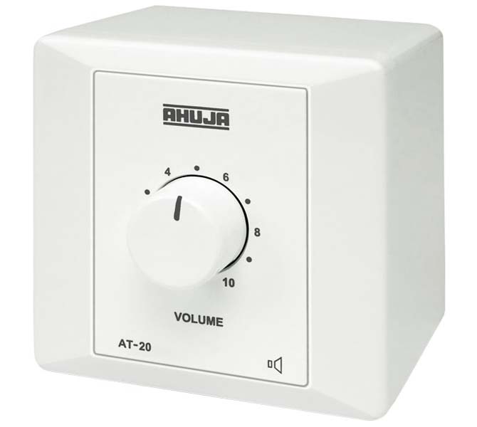 COMPACT SPEAKER VOLUME CONTROLLER FOR 100V LINE SIGNALS, SUITABLE FOR POWER RATING UP TO 20W - AT20